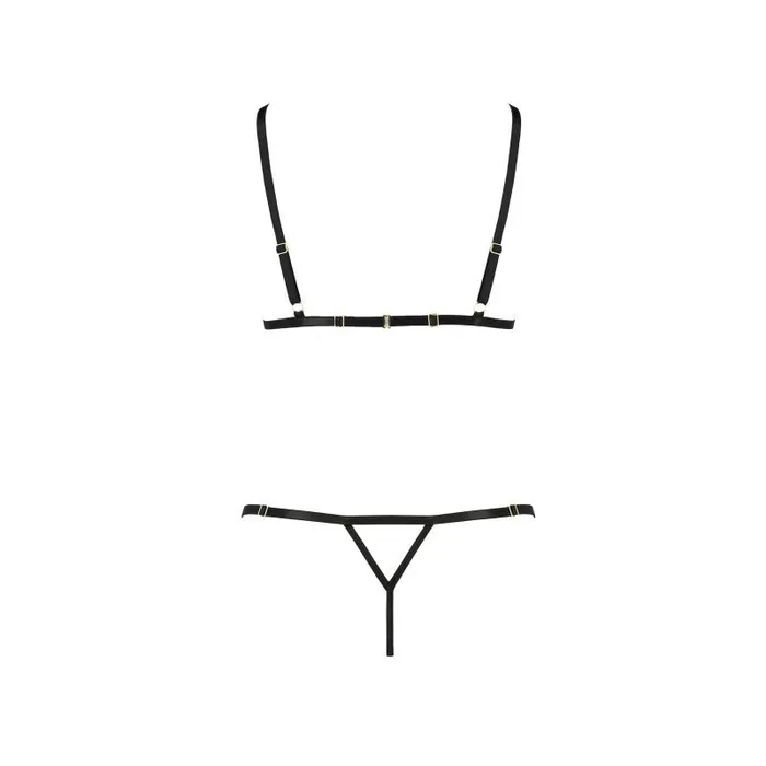 Anal Solon 2 Pc Set Black Passion Lingerie