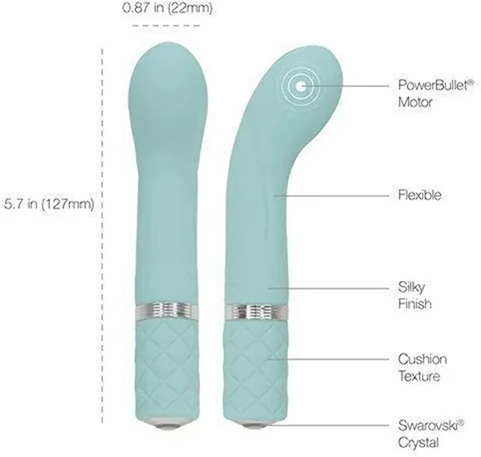 BMS Factory Pillow Talk Racy Teal Vibrators