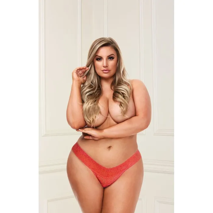 Low Rise Lace Thong Multiple Colours Baci Lingerie Female Sex Toys