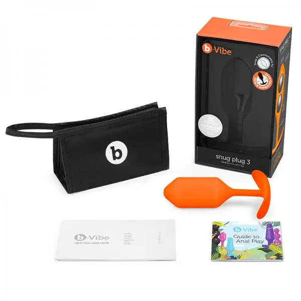 Seductucom Snug Plug 3 Orange Anal