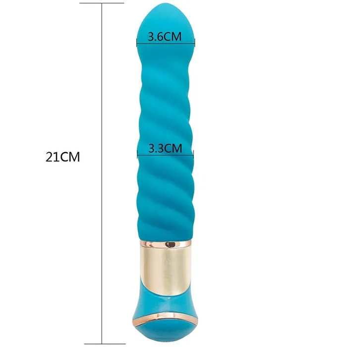 Aphrodisia Aphrodisia Vibrator Ecstasy Deluxe Charismatic Dildo Vibrator Blue Vibrators