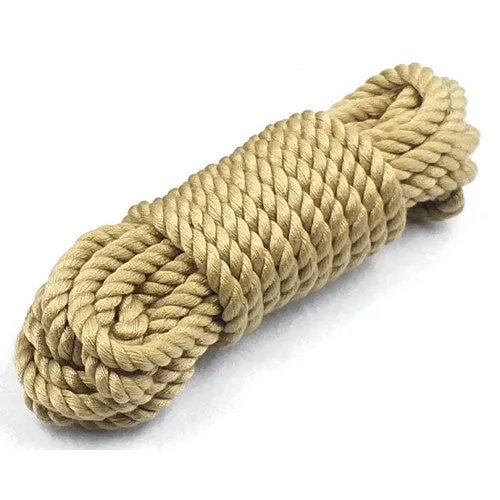 Dildos Naughty Toys Naughty Toys soft nylon BDSM rope Beige 10 Meters