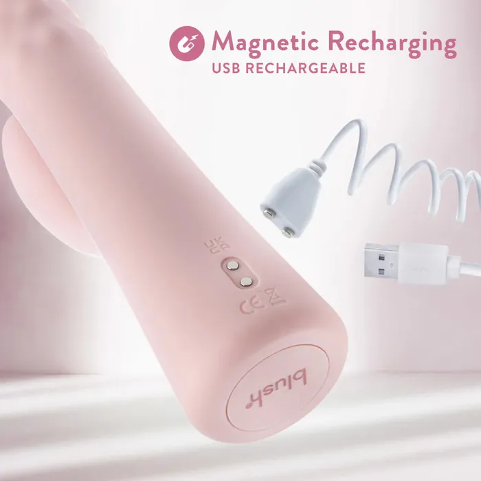 Blush Novelties Female Sex Toys Jaymie 925 Dual Stimulation Rabbit Vibrator
