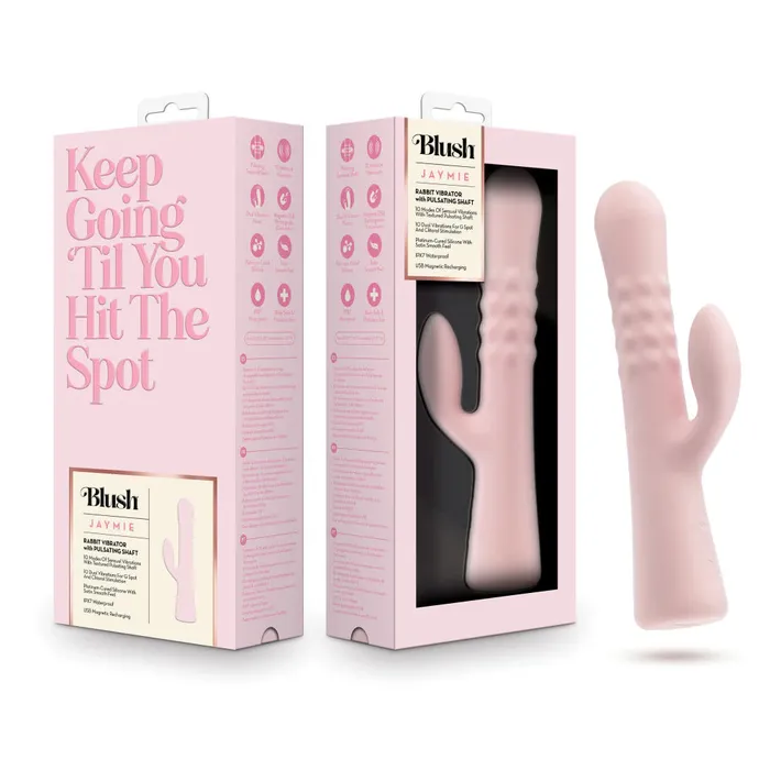 Blush Novelties Female Sex Toys Jaymie 925 Dual Stimulation Rabbit Vibrator