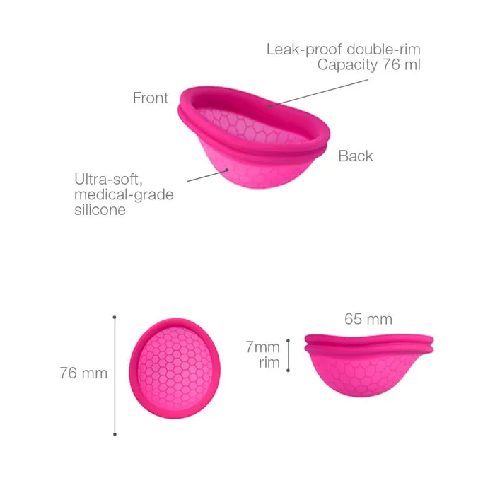 Intimina Male Sex Toys Intimina Ziggy Cup FlatFit Menstrual Cup