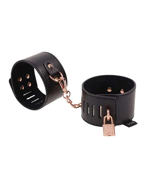 Sex Mischief Brat Locking Cuffs Sportsheets International Couples