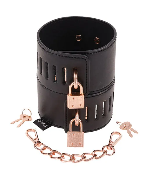 Sex Mischief Brat Locking Cuffs Sportsheets International Couples