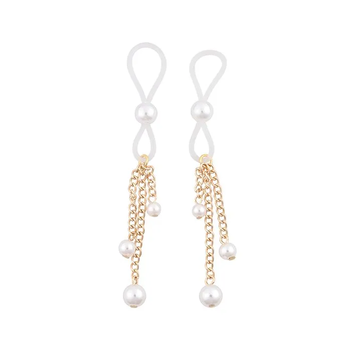 Sportsheets Couples Sex And Mischief Pearl Nipple Ties Sportsheets Couples Sex And Mischief Pearl Nipple Ties