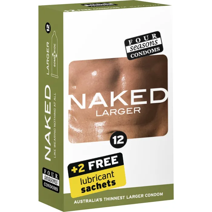 Four Seasons Vibrators Four Seasons Naked Larger Condoms