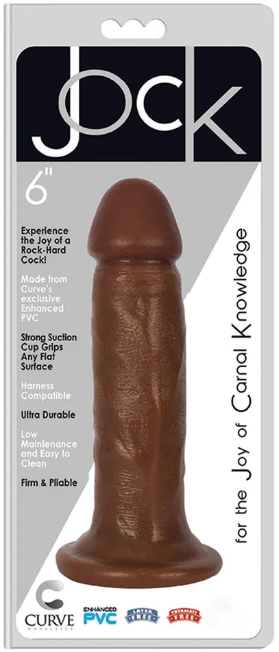 Jock 6 Inch Dong Curve Toys Dildos Jock 6 Inch Dong Curve Toys Dildos