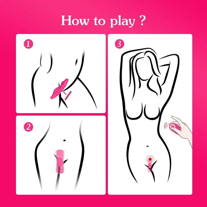Vibrating Panties with a Magnetic Clip for Clitoral Vagina Stimulation Loveorl Male Sex Toys