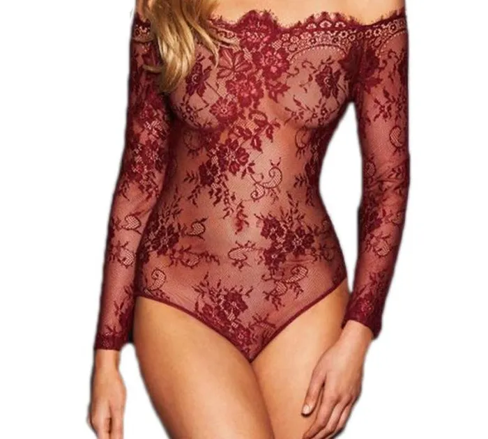Male Sex Toys Own Pleasures Up to 5XL Romper Playsuit Off Shoulder Eyelash Lace Long Sleeve Long Sleeve Male Sex Toys Own Pleasures Up to 5XL Romper Playsuit Off Shoulder Eyelash Lace Long Sleeve Long Sleeve