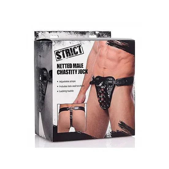 XR Brands Male Sex Toys STRICT Safety Net Male Chastity Belt