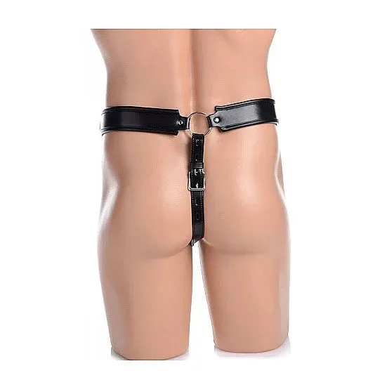 XR Brands Male Sex Toys STRICT Safety Net Male Chastity Belt