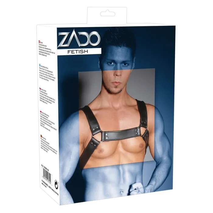 Zado Zado Premium Leather Chest Harness Female Sex Toys