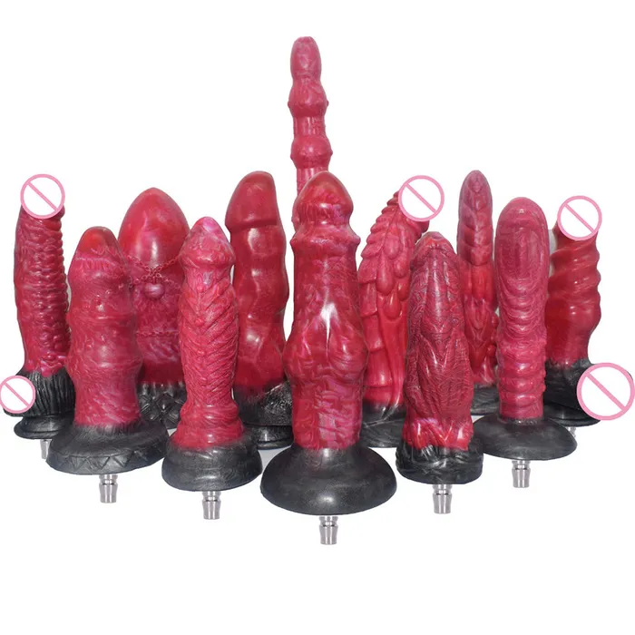 Dildos House of Dasein Sex Machine Attachments Red And Black Vac U Lock Dildos Dildos House of Dasein Sex Machine Attachments Red And Black Vac U Lock Dildos