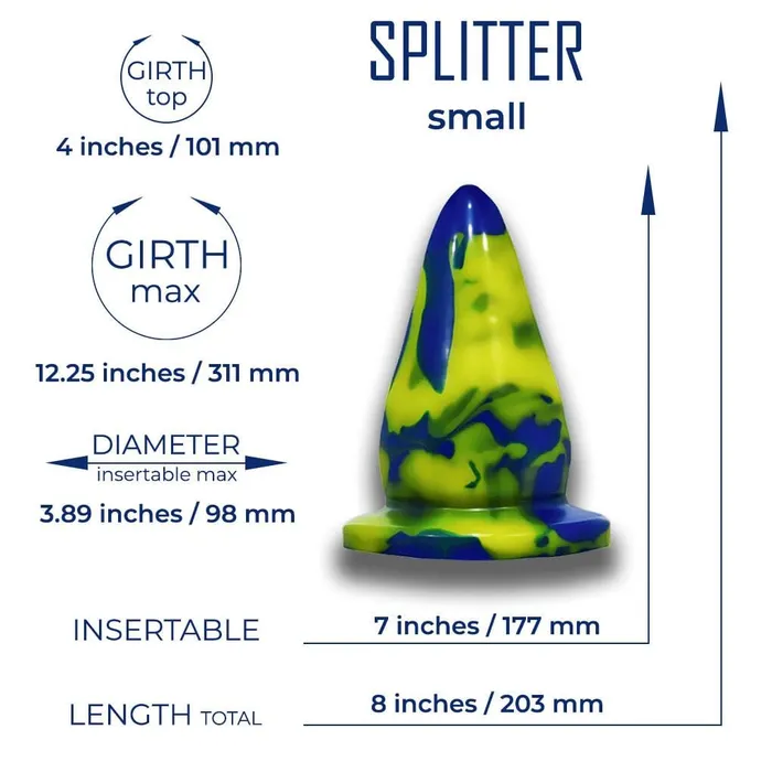 Dildos Servant Sex Toys Splitter 20 Dildo in Purple Small Servant Sex Toys