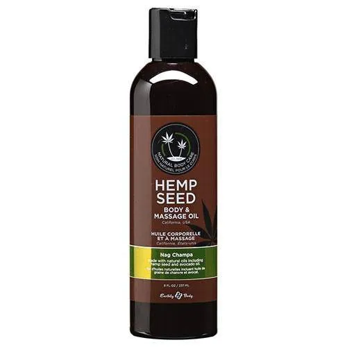 Hemp Seed Nag Champa Massage Oil pink cherry Couples