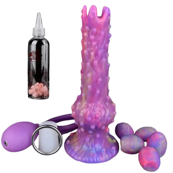 House of Dasein Anal Fantasy Dildos Fantasy Pneumatic Luminous Ovipositor Anal Sex Toys Lay Eggs Dildos Butt Plug