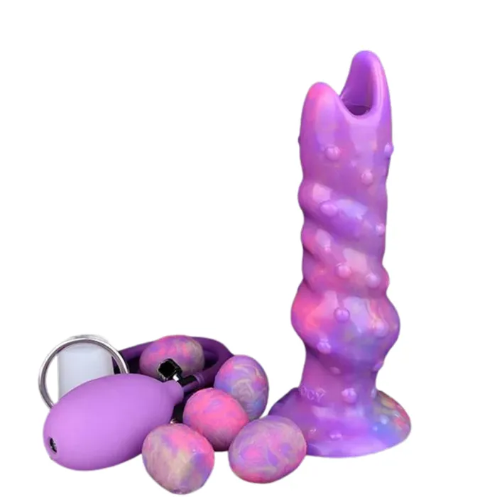 House of Dasein Anal Fantasy Dildos Fantasy Pneumatic Luminous Ovipositor Anal Sex Toys Lay Eggs Dildos Butt Plug