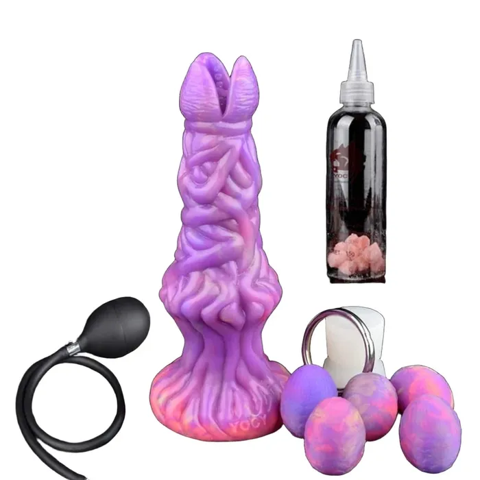 House of Dasein Anal Fantasy Dildos Fantasy Pneumatic Luminous Ovipositor Anal Sex Toys Lay Eggs Dildos Butt Plug