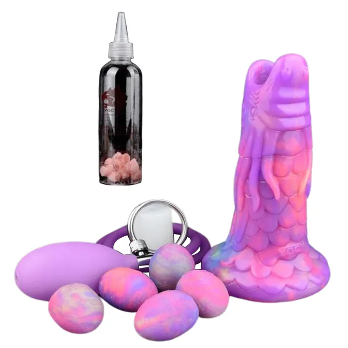 House of Dasein Anal Fantasy Dildos Fantasy Pneumatic Luminous Ovipositor Anal Sex Toys Lay Eggs Dildos Butt Plug