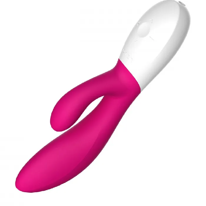 LELO Ina Wave 2 GSpot Caressing Rabbit Vibrator Cerise LELO Female Sex Toys