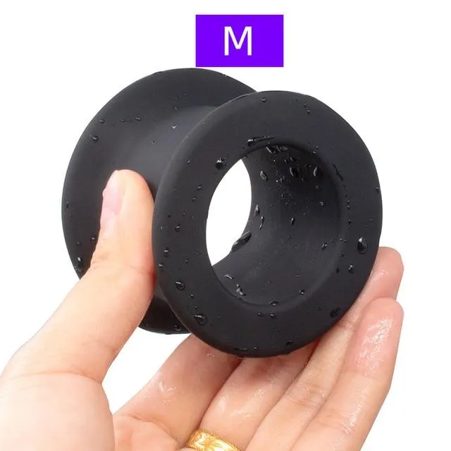 Male Sex Toys CHASTITY CAGE CO Ring Anal Plug Hollow WholesaleSilicone Plug Butt Dog Massager Prostate Creux Anillo Gros Plugs Adult Sex Products Male Sex Toys CHASTITY CAGE CO Ring Anal Plug Hollow WholesaleSilicone Plug Butt Dog Massager Prostate Creux Anillo Gros Plugs Adult Sex Products