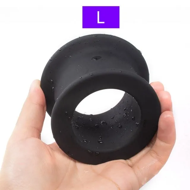 Male Sex Toys CHASTITY CAGE CO Ring Anal Plug Hollow WholesaleSilicone Plug Butt Dog Massager Prostate Creux Anillo Gros Plugs Adult Sex Products Male Sex Toys CHASTITY CAGE CO Ring Anal Plug Hollow WholesaleSilicone Plug Butt Dog Massager Prostate Creux Anillo Gros Plugs Adult Sex Products