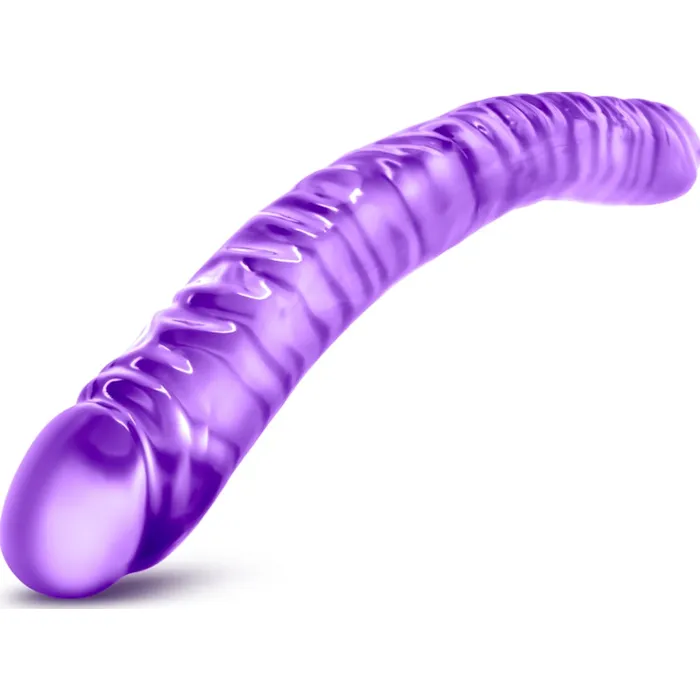 B Yours Double Dildo Purple 18in Purple B Yours Dildos