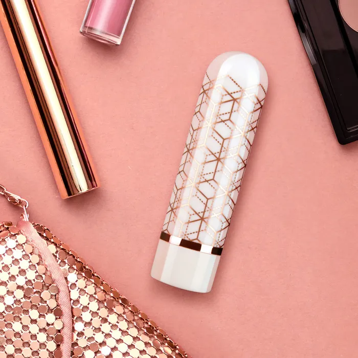 Blush Female Sex Toys The Collection Glitzy Geo Bullet in Rose Gold
