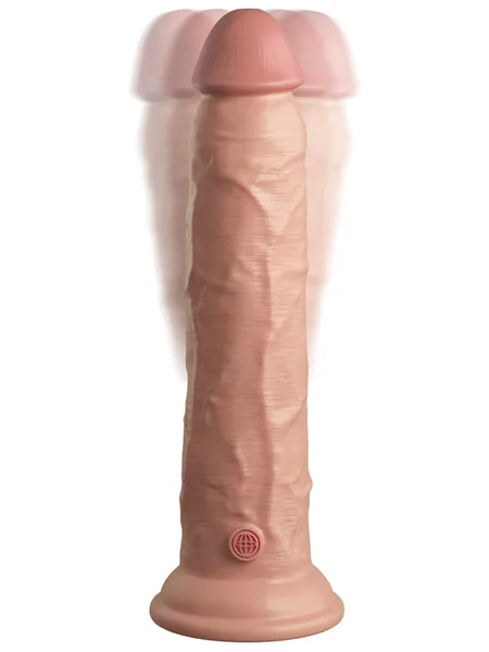 Dildos KING COCK ELITE 9 INCH VIBRATING DUAL DENSITY W REMOTE PIPEDREAM Dildos KING COCK ELITE 9 INCH VIBRATING DUAL DENSITY W REMOTE PIPEDREAM