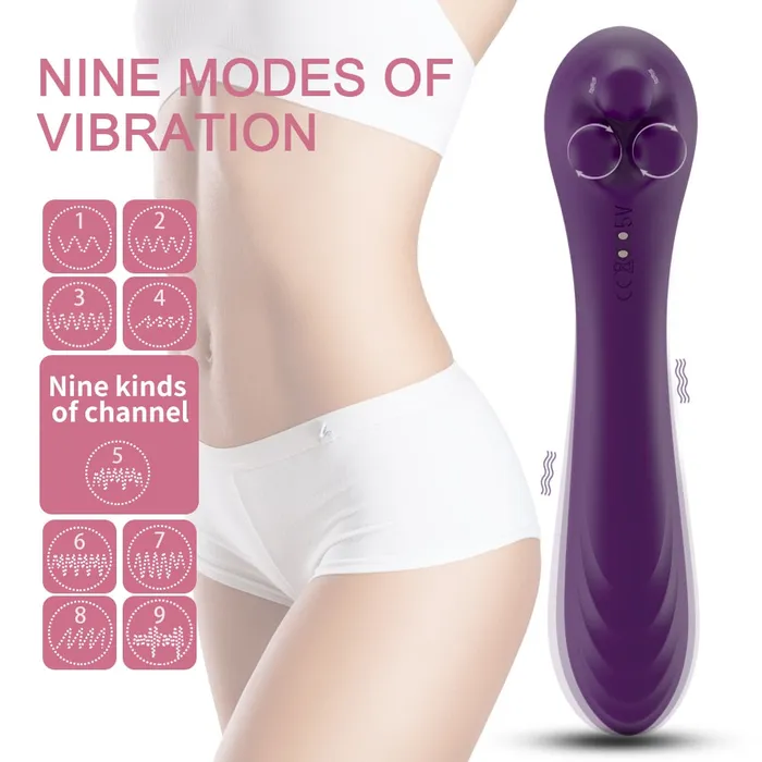 Female Sex Toys Lusty Age Clitoral Vibrator Trio of Fondling Nubs G Spot Dildo Vibrator