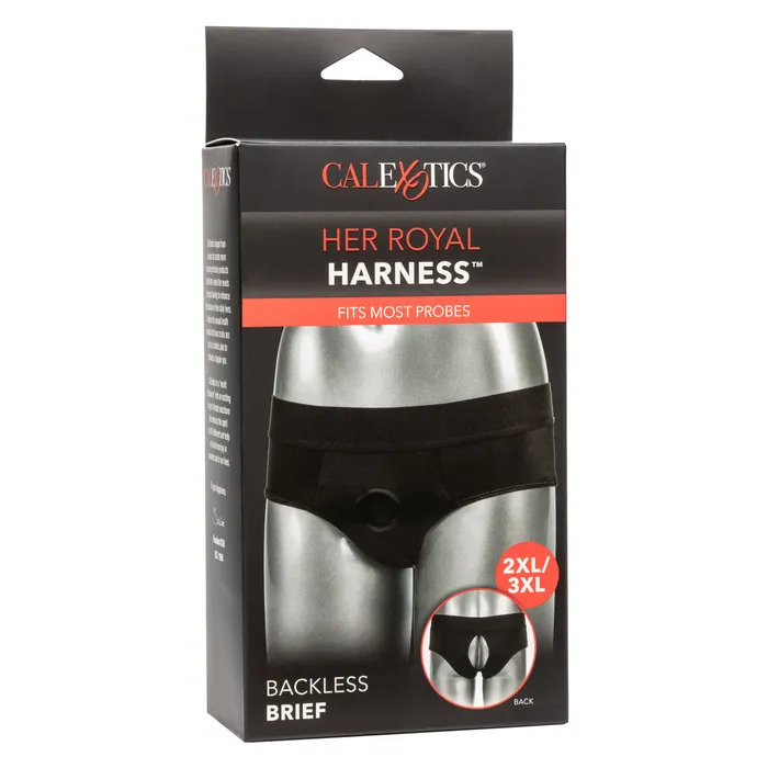 Her Royal Harness Backless Brief 2xl3xl CalExotics Female Sex Toys Her Royal Harness Backless Brief 2xl3xl CalExotics Female Sex Toys