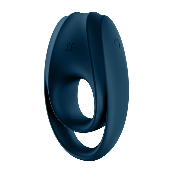 Incredible Duo Ring Vibrator Dark Blue Satisfyer Vibrators