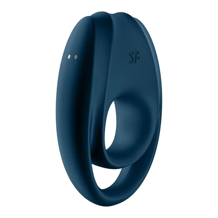 Incredible Duo Ring Vibrator Dark Blue Satisfyer Vibrators Incredible Duo Ring Vibrator Dark Blue Satisfyer Vibrators