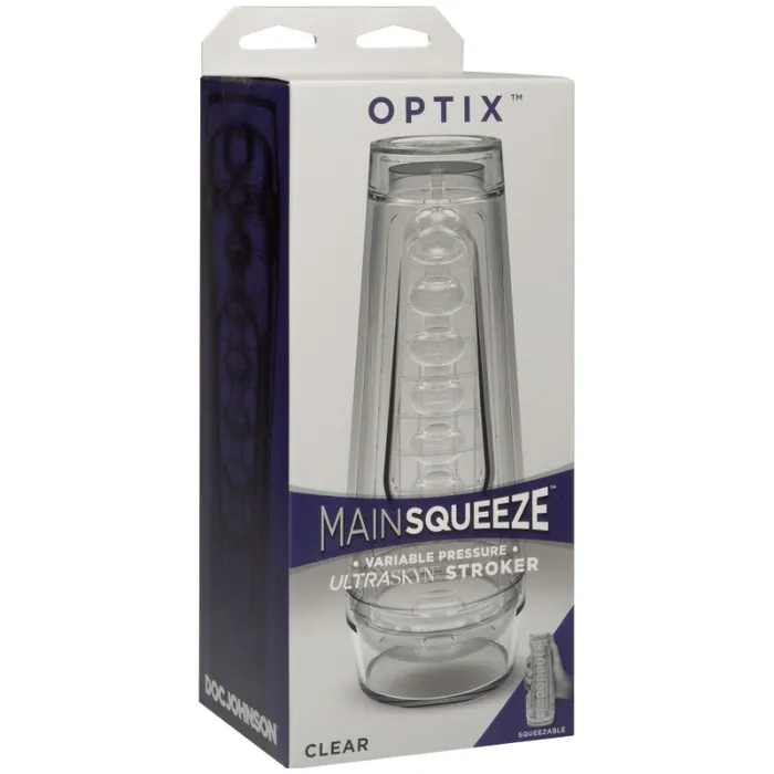 Male Sex Toys Main Squeeze Optix Crystal Masturbator Clear Male Sex Toys Main Squeeze Optix Crystal Masturbator Clear