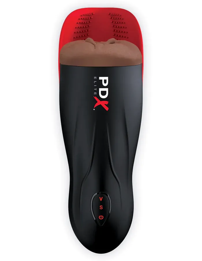 PDX Elite FuckOMatic 2 Auto Stroker with Silicone Pulsation Cradle Pipedream Male Sex Toys
