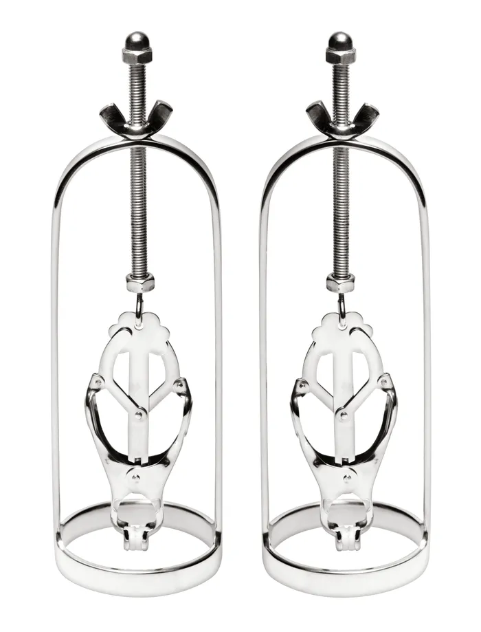 Stainless Steel Clover Clamp Nipple Stretcher Master Series Master Series Male Sex Toys Stainless Steel Clover Clamp Nipple Stretcher Master Series Master Series Male Sex Toys
