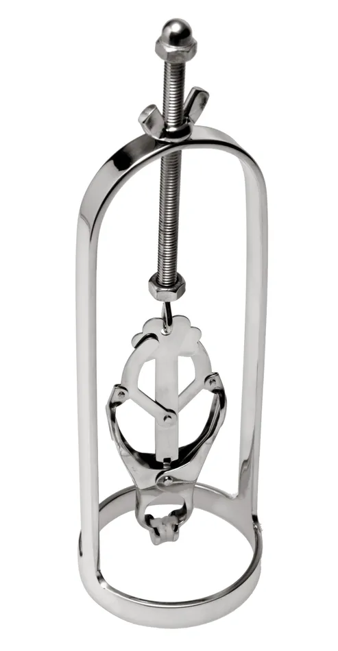 Stainless Steel Clover Clamp Nipple Stretcher Master Series Master Series Male Sex Toys