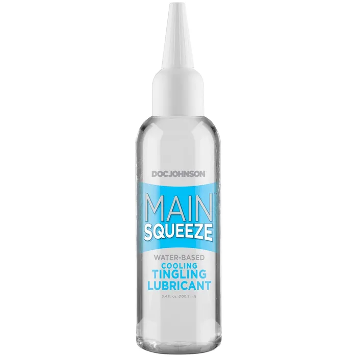 Vibrators Main Squeeze Cooling Tingling 34 Fl Oz Doc Johnson