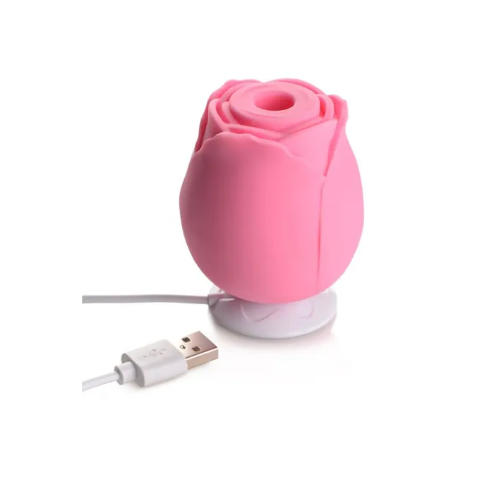 Vibrators Windsor Bloomgasm Wild Rose Silicone Suction Stimulator Pink