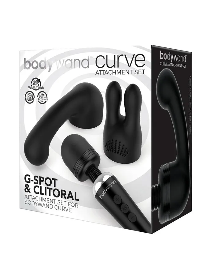 Bodywand Curve Accessory Set Black Wholesale Solutions Ltd Anal Bodywand Curve Accessory Set Black Wholesale Solutions Ltd Anal