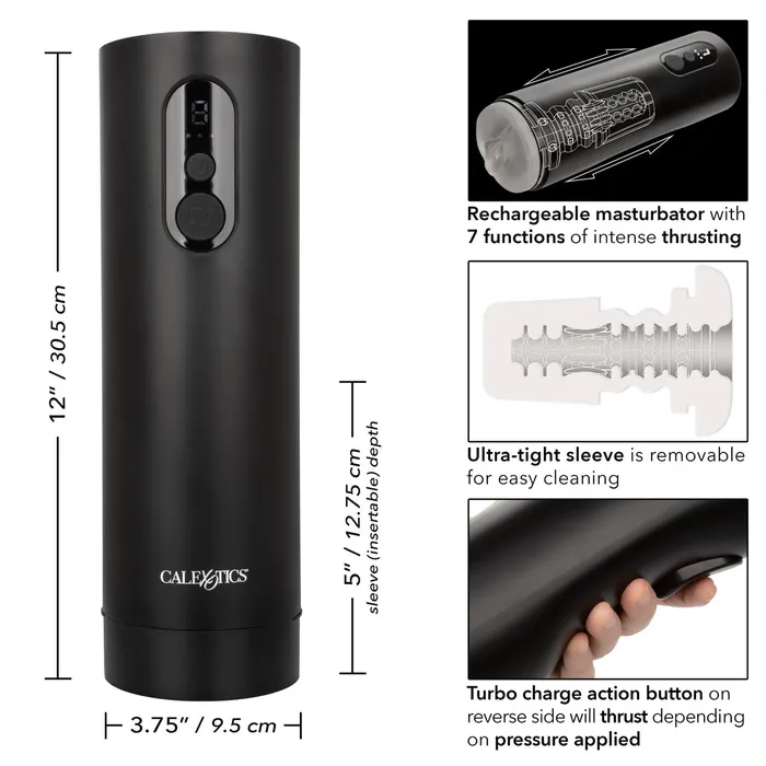 CalExotics Male Sex Toys Bionic Thrusting Masturbator CalExotics Male Sex Toys Bionic Thrusting Masturbator
