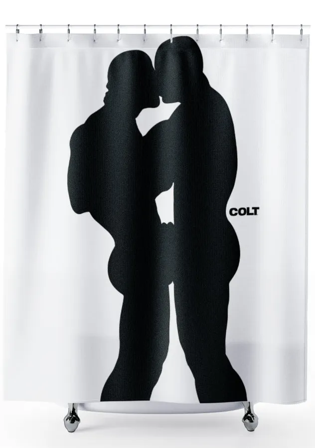 COLT Couples Shower Curtain Printify Vibrators