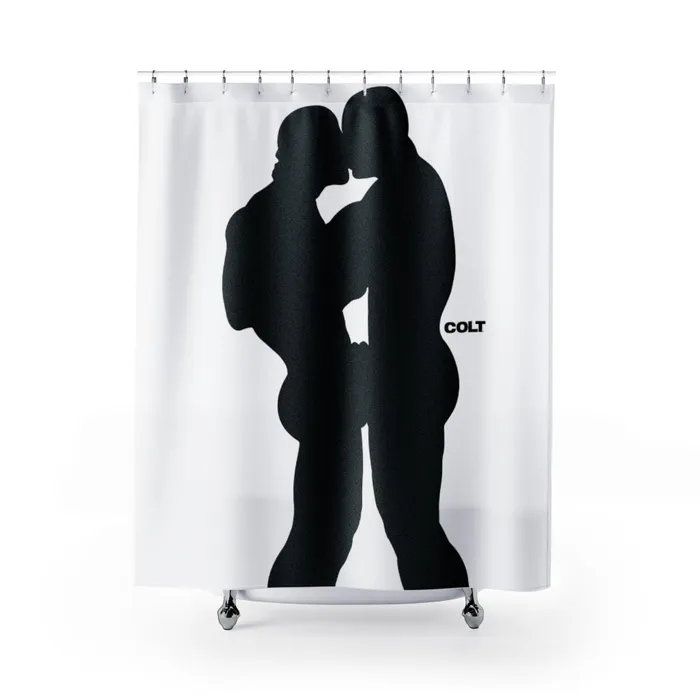 COLT Couples Shower Curtain Printify Vibrators