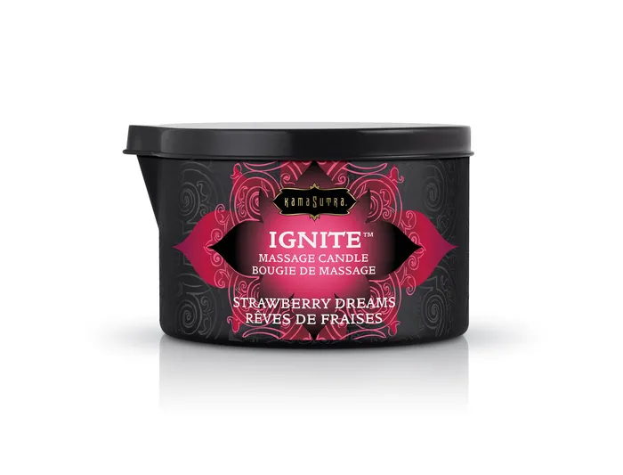 Couples Calvista Kama Sutra IGNITE Massage Candle Strawberry Dreams