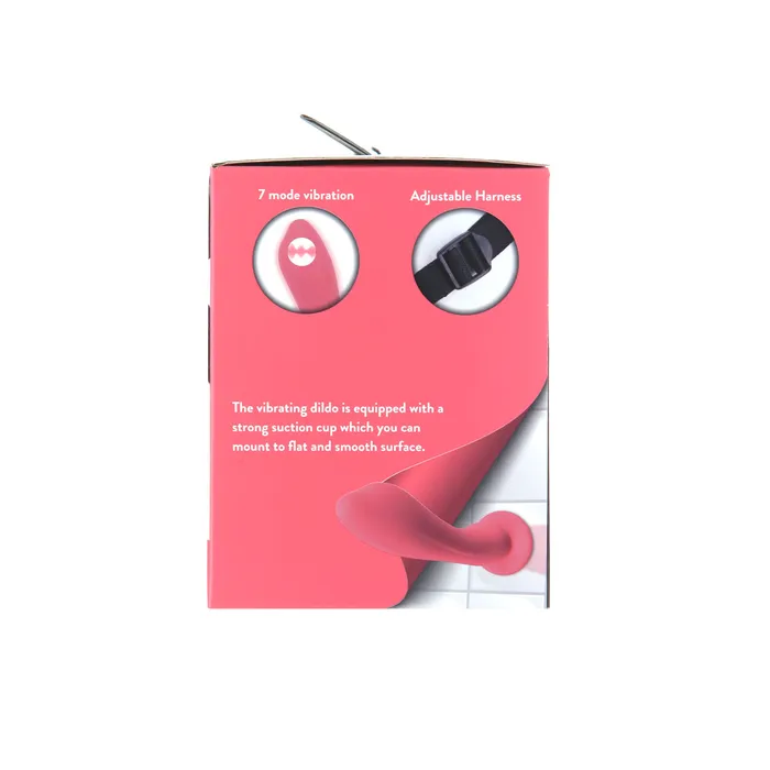 Female Sex Toys Seven Creations 7 Vibrating StrapOn Harness Pink