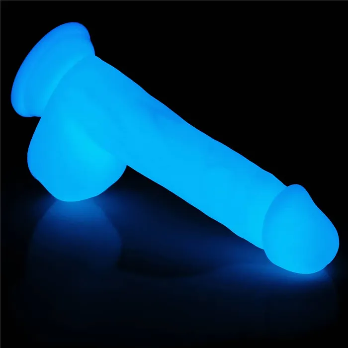 LOVETOY Dildos 80 Glow in the Dark Silicone Dildo