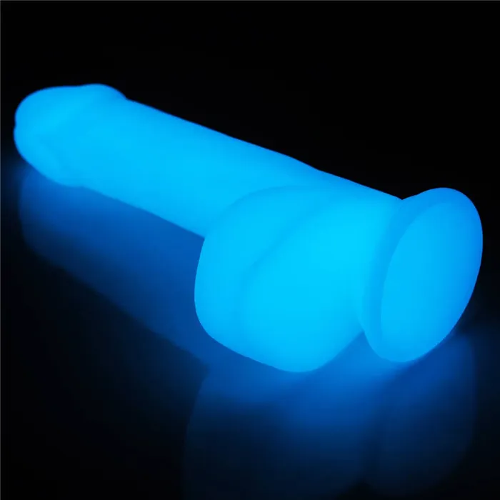 LOVETOY Dildos 80 Glow in the Dark Silicone Dildo